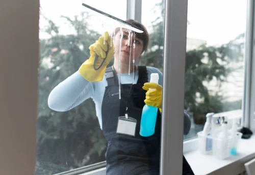 Nettoyage de vitres intérieures et extérieures à Saint-Porquier